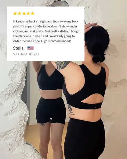 ✨Last Day: 50% Off Orthex PosturePro™ Front Closure Cross-Back Wireless Posture Bra
