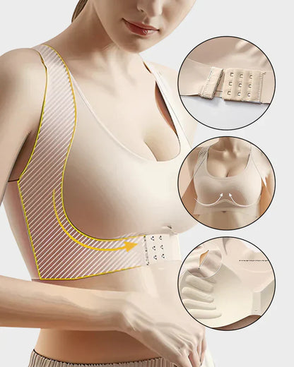 ✨Last Day: 50% Off Orthex PosturePro™ Front Closure Cross-Back Wireless Posture Bra